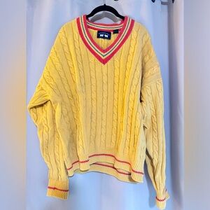 Woods & Gray Vintage cable knit V Neck - XL